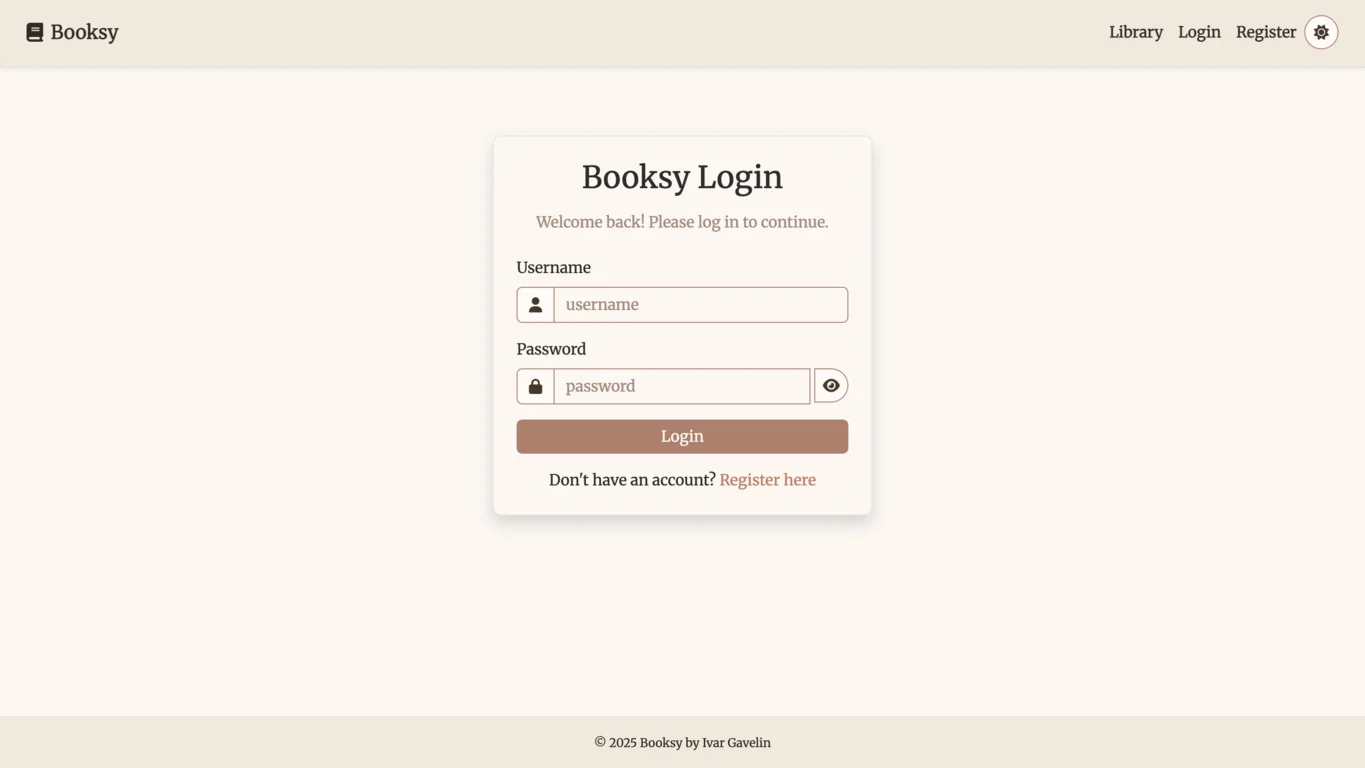 Booksy Project Screenshot